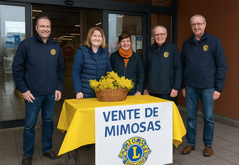 Vente de Mimosas : Une action solidaire pour Elodie